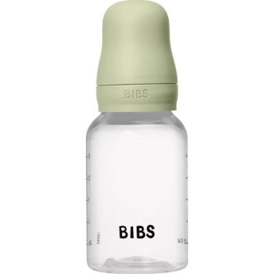 BIBS Anti-Colic Baby Bottle Latex butelka antykolkowa z kauczukowym smoczkiem Sage 150 ml