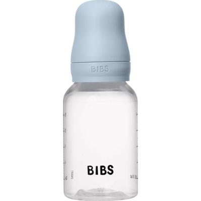 BIBS Anti-Colic Baby Bottle Silicone butelka antykolkowa z silikonowym smoczkiem Baby Blue 150 ml