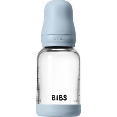 BIBS Baby Glass Bottle Round Latex butelka antykolkowa Baby Blue 120 ml