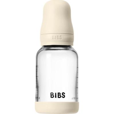 BIBS Baby Glass Bottle Round Latex butelka antykolkowa Ivory 120 ml