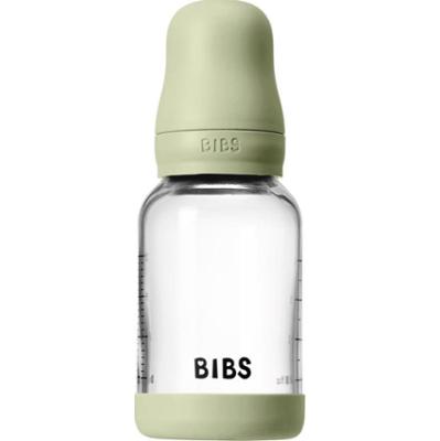 BIBS Baby Glass Bottle Round Latex butelka antykolkowa Sage 120 ml