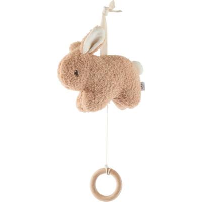 Bieco Musical Toy Bunny Fine wisząca zabawka kontrastowa z melodią 1 szt.