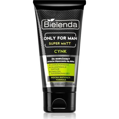 Bielenda Only for Men Super Mat żel nawilżający przeciw błyszczeniu i rozszerzonym porom 50 ml