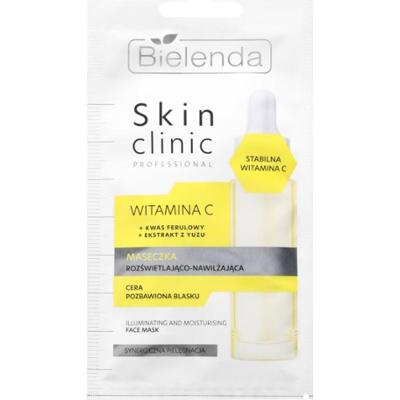 Bielenda Skin Clinic Professional Vitamin C rozświetlająca maseczka nawilżająca na noc 8 g
