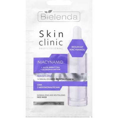 Bielenda Skin Clinic Professional Niacinamide rewitalizacyjna maska na noc wspomagająca odnowę skóry do skóry z problemami 8 g