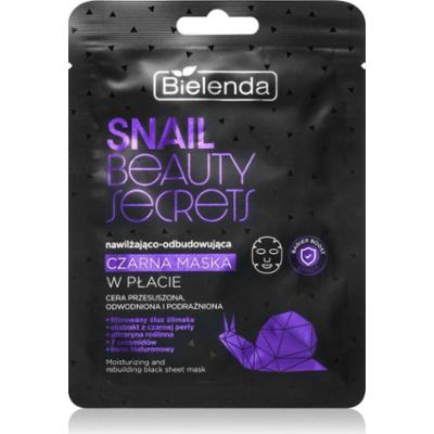 Bielenda Snail Beauty Secrets maska nawilżająca w płacie do suchej i zniszczonej skóry 1 szt.