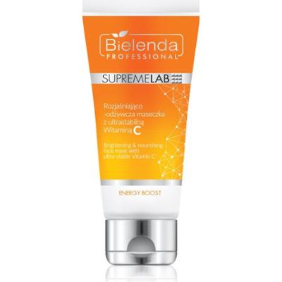 Bielenda Professional Supremelab Energy Boost rozjaśniająco-odżywcza maseczka z ultrastabilną witaminą C 70 ml