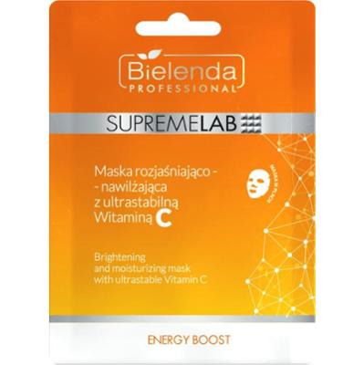 Bielenda Professional Supremelab Energy Boost maska rozświetlająca w płacie z witaminą C 1 szt.