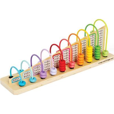 Bigjigs Toys Rainbow Abacus liczydło 3y+ 56 szt.