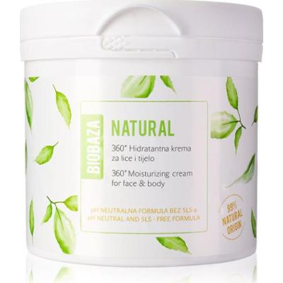 BIOBAZA Natural krem nawilżający do twarzy i ciała 500 ml