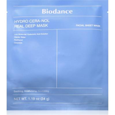 Biodance Hydro Cera-nol Real Deep Mask maseczka nawilżająca do twarzy o działaniu uspokajającym 34 g