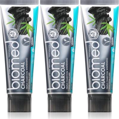 Biomed Charcoal wybielająca pasta do zębów z aktywnym węglem