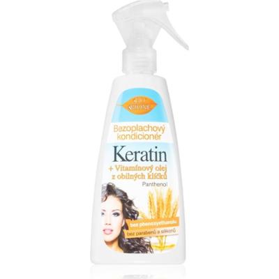 Bione Cosmetics Keratin + Grain odżywka w sprayu bez spłukiwania 260 ml