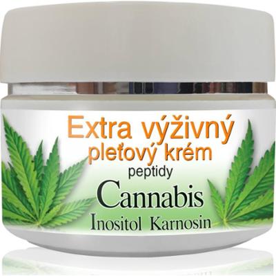 Bione Cosmetics Cannabis with Peptides ekstra odżywczy krem do twarzy 51 ml