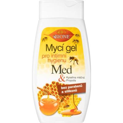 Bione Cosmetics Honey + Q10 żel do higieny intymnej z mleczkiem pszczelim 260 ml