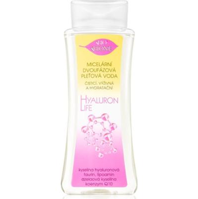 Bione Cosmetics Hyaluron Life dwufazowy płyn micelarny o działaniu nawilżającym 255 ml