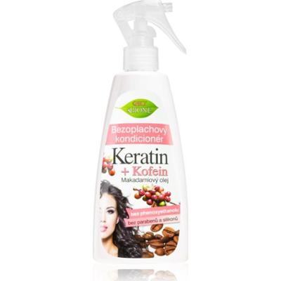 Bione Cosmetics Keratin + Kofein odżywka bez spłukiwania w sprayu 260 ml