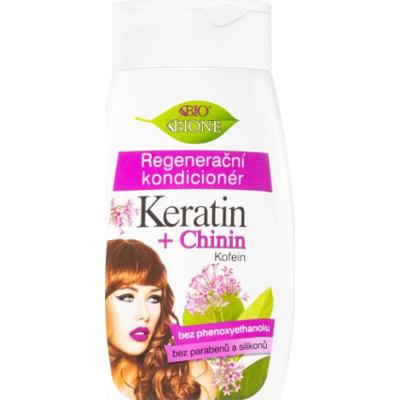 Bione Cosmetics Keratin + Chinin odżywka regenerująca do włosów 260 ml