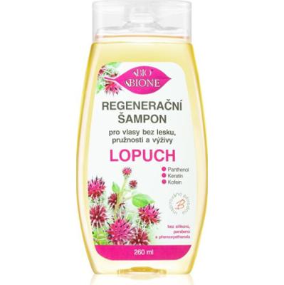 Bione Cosmetics Burdock szampon regenerujący do nabłyszczania i zmiękczania włosów 260 ml