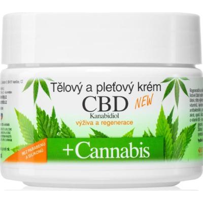 Bione Cosmetics Cannabis CBD odżywczy krem do twarzy i ciała z CBD 260 ml