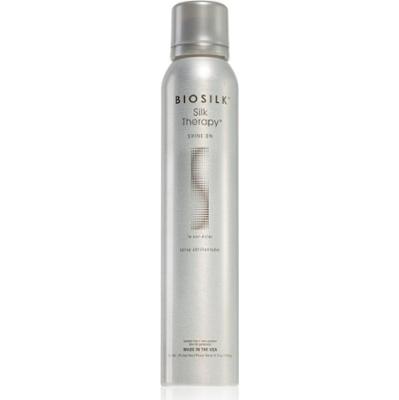 Biosilk Silk Therapy Shine On spray stylizujący do nabłyszczania i zmiękczania włosów 150 g