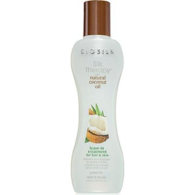 Biosilk Silk Therapy Natural Coconut Oil kuracja nawilżająca bez spłukiwania włosów i ciała 167 ml