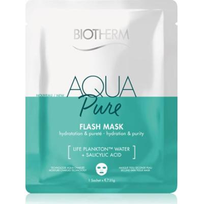 Biotherm Aqua Pure Flash Mask maseczka w płachcie o działaniu nawilżającym regenerujące skórę 31 g