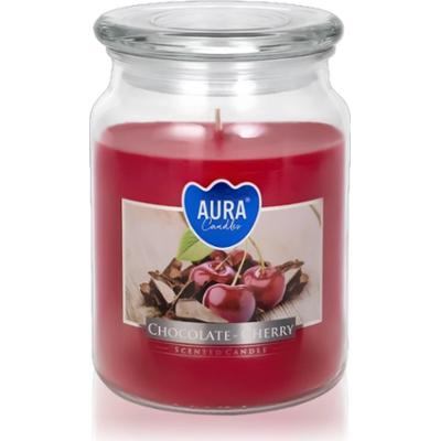 BISPOL Premium Line Chocolate - Cherry świeczka zapachowa 500 ml