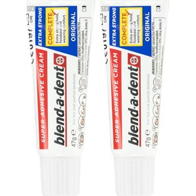 Blend-a-dent Extra Strong Original krem mocujący do protez zębowych 2x47 g