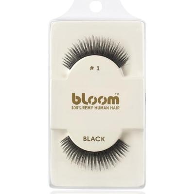 Bloom Natural rzęsy z naturalnych włosów No. 1 (Black) 1 cm