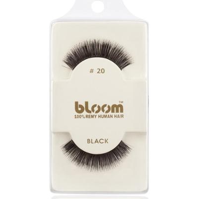 Bloom Natural rzęsy z naturalnych włosów No. 20 (Black) 1 cm