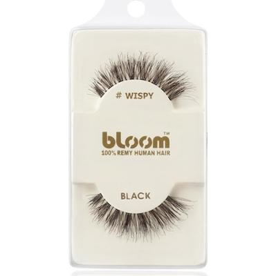 Bloom Natural rzęsy z naturalnych włosów (Wispy, Black) 1 cm