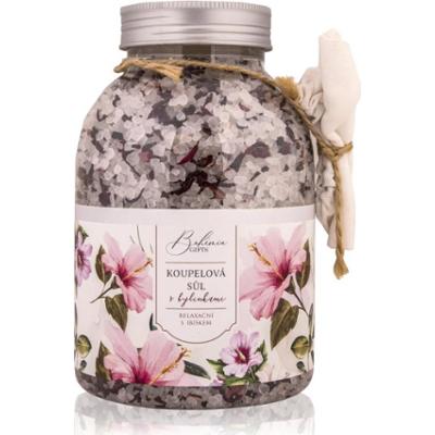 Bohemia Gifts & Cosmetics Bohemia Natur sól do kąpieli relaksacyjna z hibiskusem 1200 g