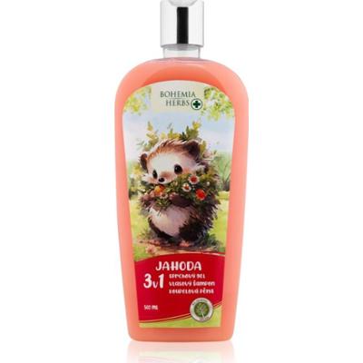 Bohemia Gifts & Cosmetics Bohemia Herbs Strawberry płyn do kąpieli i żel pod prysznic 500 ml