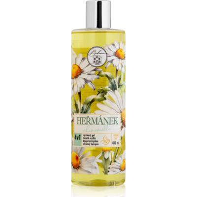 Bohemia Gifts & Cosmetics Flower Line Chamomilla żel do mycia ciała i włosów 4 v 1 400 ml