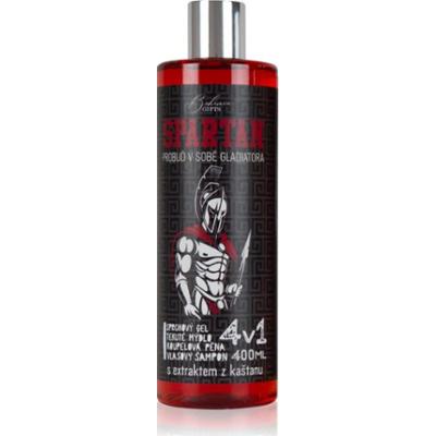 Bohemia Gifts & Cosmetics Spartan żel do mycia 4 v 1 dla mężczyzn 400 ml