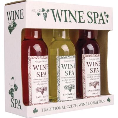 Bohemia Gifts & Cosmetics Wine Spa zestaw upominkowy dla kobiet