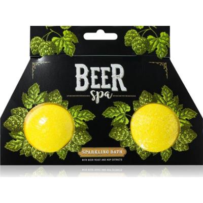 Bohemia Gifts & Cosmetics Beer Spa musujące kule do kąpieli 2x100 g