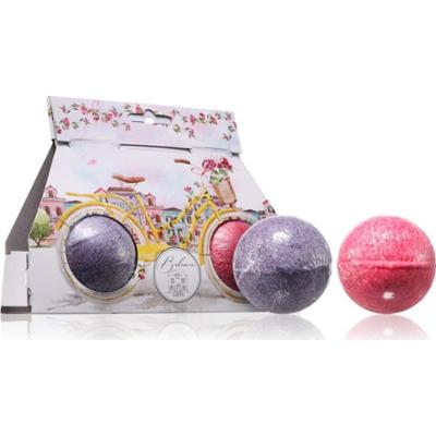 Bohemia Gifts & Cosmetics Bath Bombs Bicycle musująca kula do kąpieli zapachy Lavender + Rosehip & Rose 2x110 g