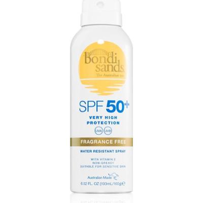 Bondi Sands SPF 50+ Fragrance Free spray ochronny do opalania SPF 50+ 160 g