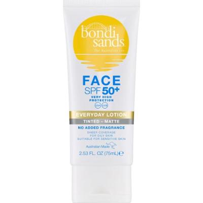 Bondi Sands SPF 50+ Everyday Face Lotion ochronny krem tonujący do twarzy matujące SPF 50+ 75 ml