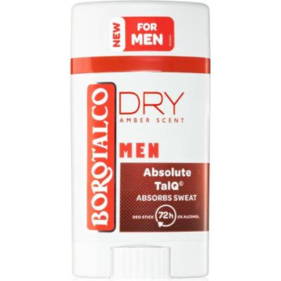 Borotalco MEN Dry dezodorant w sztyfcie 72 godz. dla mężczyzn Amber Scent 40 ml