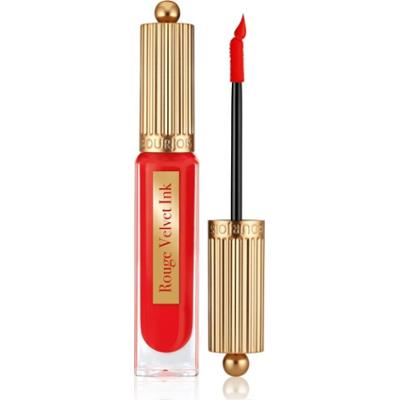 Bourjois Rouge Velvet Ink szminka w płynie z matowym wykończeniem odcień 08 Coquelic Hot 3.5 ml
