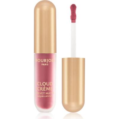 Bourjois Cloud Crème Velvet Matte intensywnie matująca szminka w płynie odcień 05 Flirty Rose 3.1 ml