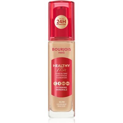 Bourjois Healthy Mix rozświetlający podkład nawilżający 24 godz. odcień 52.2W Golden Beige 30 ml