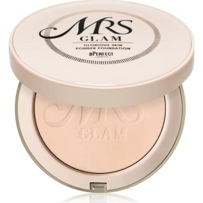 BPerfect Mrs Glam Glorious Skin puder w kompakcie matujące odcień 01 Light Pink 70 g