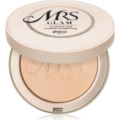 BPerfect Mrs Glam Glorious Skin puder w kompakcie matujące odcień 02 Light Gold 70 g