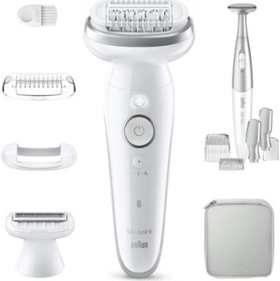 Braun Silk-épil 9 9-241 epilator z maksymalnie elastyczną głowicą do golenia na mokro i na sucho 1 szt.