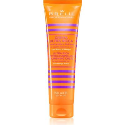 Brelil Professional Crema Ultra Ricca odżywczy krem restrukturyzujący do włosów osłabionych działaniem chloru, słońca i słonej wody 150 ml