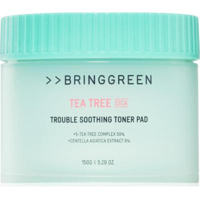 BRINGGREEN Tea Tree Cica Trouble Soothing Toner Pad tonizujące płatki do twarzy o działaniu uspokajającym 90 szt.